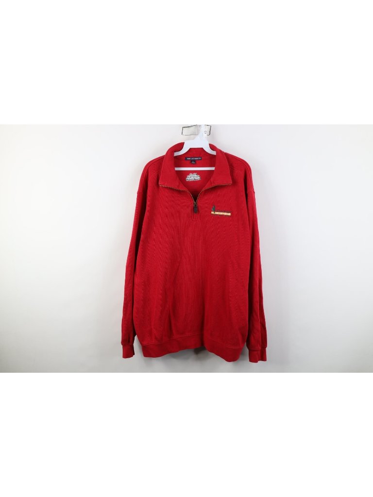 Y2k Mens Large Rolex Equestrian Championships Kentucky 14 Zip Knit Sweater Red Y2k Mens Large Rolex Equestrian Championships Kentucky 14 Zip Knit Sweater Red